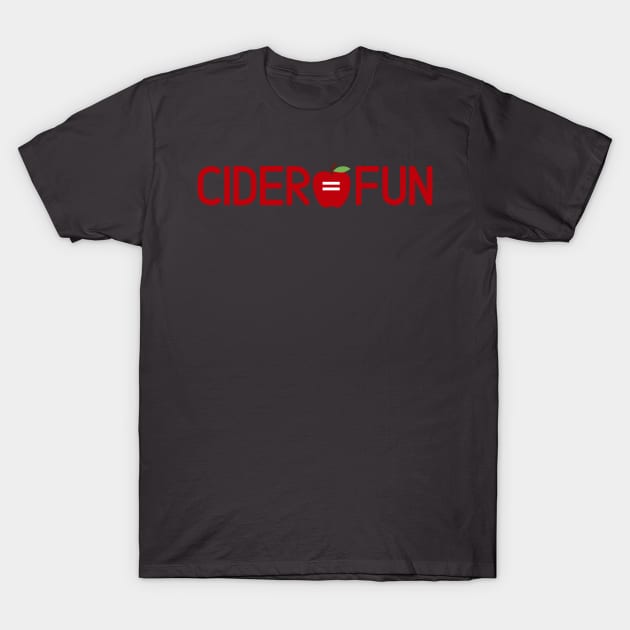 1 sided Cider = Fun T-Shirt by Cider Chat